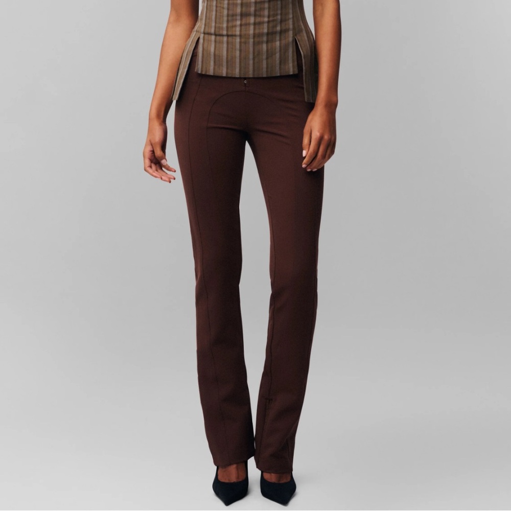 Guizio Aurora Trouser in Brown - S